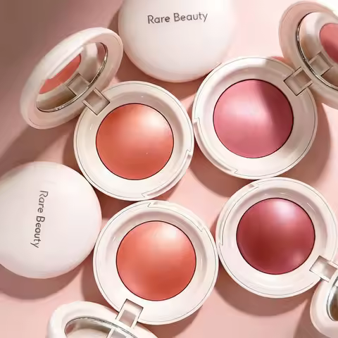Rare Beauty Powder Highlighter Blush Light Shimmer Waterproof Lasting Face Illuminator Brighten Ligh