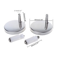 2Pcs Top Fix WC Toilet for SEAT Hinges Fittings Quick Release Cover Hinge Screw