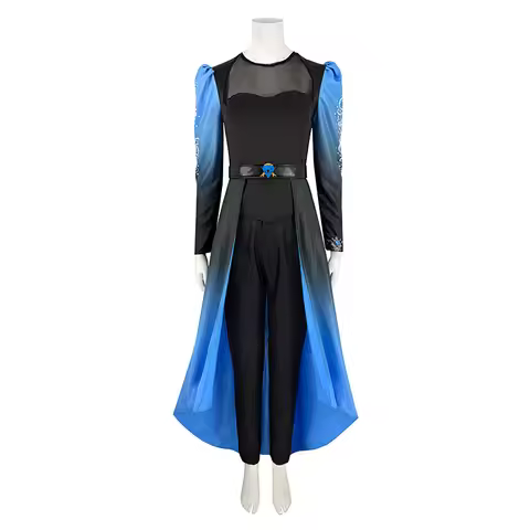 Descendants Wicked Wonderland‌ Blue Dress Cosplay Costumes Halloween Party Costume Performance Cloth