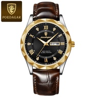 POEDAGAR POEDAGAR Belt Men's Watch Luxury Belt Fashion Quartz Wrist Watch