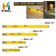 M MALL MEASURING TAPE (5 METER / 16 FEET) / CLASSIC BOX LEVEL / SPIRIT LEVEL (30cm / 40cm / 60cm / 8