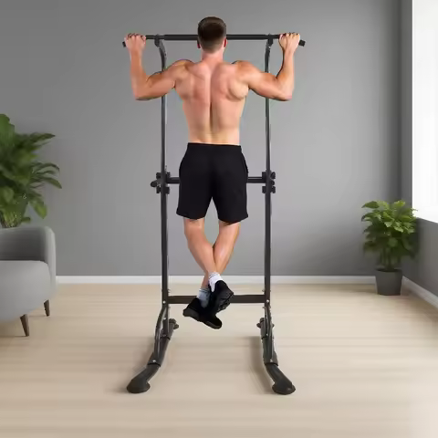Indoor Non-Slip Durable Pull-Up Bar, Adult Pull-Up Bar, Height-Adjustable Pull-Up Stand, Home Gym Eq