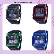 [GF] (Cod)Jam Tangan Pria Lasika W-F108 Digital Sergi Strap Rubber(Dikirim Jakarta)