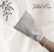 ถุงมือผ้าสำหรับขัดตัว แบบดั้งเดิมจากตุรกี Hamam Kese แบรนด์ Prusa Kase แบบผ้าหนา สินค้าจากตุรกี