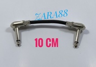Kabel jumper efek gitar 10cm jack model pipih