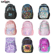 Smiggle Printed Children's Backpack Primary School Student Cartoon Backpack Grade 1, 2, 3, 4, 5, 6 Schoolbag Men and Women