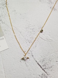 皓石小碎鑽項鍊金色鎖骨鏈