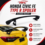 Honda Civic FE FL5 Type R Spoiler - Glossy Black