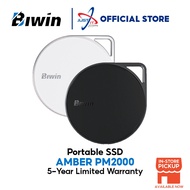 BIWIN AMBER PM2000 1TB PORTABLE SSD - BLACK / WHITE