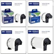 DK-22205 22210 22223 22243 Thermal Paper Roll Shipping Label 62mm*30.48m Compatible for Brother QL L