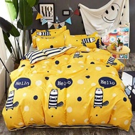 M-0019 ชุดผ้าปูที่นอนลายการ์ตูน มีผ้านวมครบชุด 6 ชิ้น 3.5/5/6 ฟุต มีบริการเก็บเงินปลายทาง ( ส่ง Ke