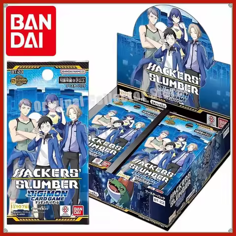 Original Bandai Digimon Cards DTCG Trading Game Japanese BT-23 HACKERS SLUMBER Replenish Bag Collect