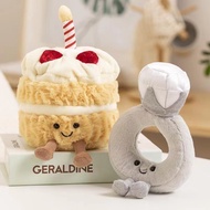 Cute Cartoon Birthday Candles Can Sing Birthday Song Party Glowing Birthday Cake Plush Dolls Dolls G