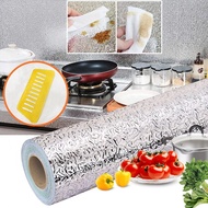 HL0208 Fireproof Oil-Resistant Aluminum Foil Wallpaper Aluminum Kitchen Wall Stickers