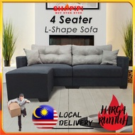 Shopipi L Shape Sofa/sofa fabric/sofa 4 seater/Sofa 4 L/sofa kain/沙发