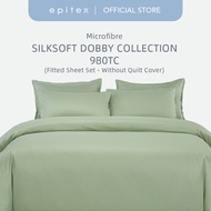 Epitex (w/o Quilt Cover) 980TC Silkysoft Fitted Bedsheet | Microfiber Fitted Sheet