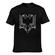 Albanian Eagle Headed Eagle Flag Albania Popular Customized T-Shirt Man