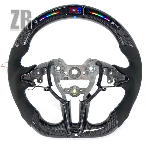 LED Carbon Fiber Steering Wheel for Hyundai N I30N I20N N-line 2019-2025 Car Steering Wheel