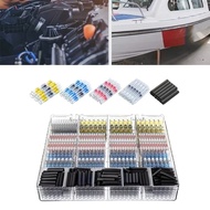 【HE NEW】900Pcs Electrical Wire Connectors Seal Heat Shrink Butt Wire Connector Terminals