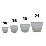 WHITE WASP POT SIZE 21 CM/BEE POT/VIRAL POT/FLOWER POT/DIAMETER 21 CM ORIGINAL ACCURATE