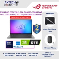 Asus ROG Zephyrus G16 GU605C-PQR045WP 16'' 2.5K 240Hz Gaming Laptop ( CU9-285H, 32GB, 1TB SSD, RTX50