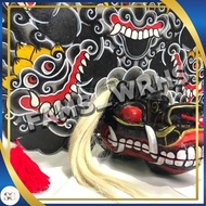 Barongan Telon Vip Size 22 Full Wood Barongan Caplokan Kayu Black Mamba Kc43