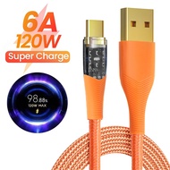 Charger Cable Accessories - Phone Cable - Max 120W 6A Super Type-C Nylon Data Cable - Fast Charging Wire - Universal, Durable, Super Fast
