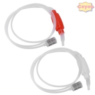 CEYOU 2pcs Homebrew Transfer Hose, Manual Pump With Filter Liquid Siphon Tube, Portable Plastic Brew