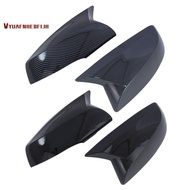 Car Ox Horn Rearview Side Glass Mirror Cover Trim Frame Side Mirror Caps for Toyota Corolla Cross 2021 2022