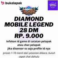 Diamond Mobile Legend MLBB 28 DM