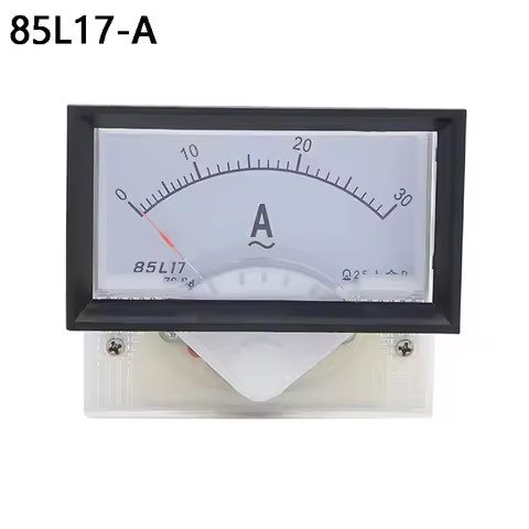 85L17 AC 1A 2A 3A 5A 10A 15A 20A 30A 50A 75A Analog Ammeter Panel Current Amper Meter Pointer Diagno