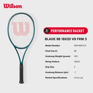 Wilson Blade 98 (18X20) V9 Performance Tennis Racket (Unstrung) WR149911U