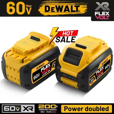 Dewalt original 20V rechargeable tool battery with Original packaging DCB200 18V 60V 6AH 9AH for dew