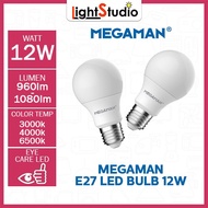 Megaman LED E27 12W Light Bulb (3000K/4000K/6500K)