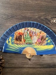 Vintage西班牙手工彩繪斗牛扇子