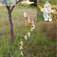 ✨  discount  ✨  Angel Wind Bells Decor Aluminium Alloy 5 Tubes Wind Bells Pendant Home Living Props 