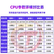Intel Zhiqiang E5-2666V3 2673 2676 2678 2696V3 2011 Needle Official Version CPUX99