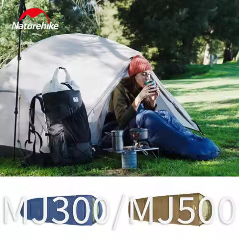 Naturehike Winter Sleeping Bag MJ300/MJ600 Mummy -12℃Camping Cotton Sleeping Bag Lightweight Outdoor