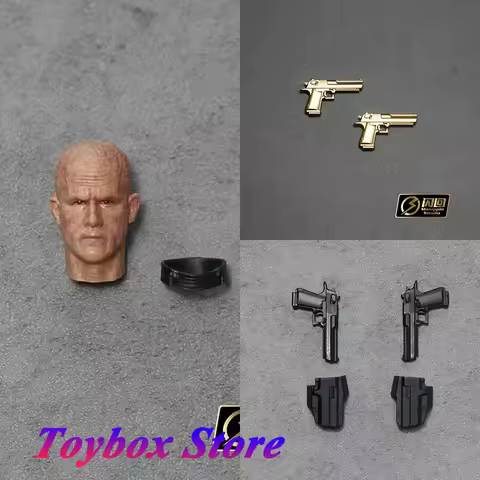 Manipple Studio 1/12 Deadpool Wade Lifelike Perfect Detail Design Head Sculpt For Shf Ml Body Mini B