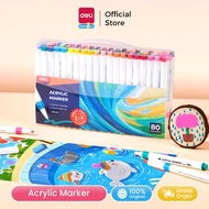 Deli Acrylic Marker Bright Color Water Based Acrylic Marker EC196