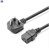 3M IEC C19 to UK Plug 3 Prong AC Power Cable Adapter Quality UPS Power cord UK 13A Male to IEC C19 F