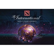 Dota 2 Aegis of Champions and Baby Roshan Collector 2019 BATTLE PASS 2000 LVL