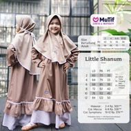 mutif-sarimbit shanum syahrul bahan poly cotton warna brown gamis koko - girl 2 4