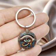 พวงกุญแจตาปีศาจ ตกแต่งจี้ดวงตาปีศาจ Evil Eye พวงกุญแจตุรกี ทนทาน แขวนกระเป๋า กุญแจรถ โชคดี Evil Eye 