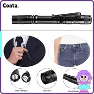 COATA LED Flashlight, LED Portable Pen Shape Flashlight, Useful Pen Clip Lighting Tool Waterproof Mi