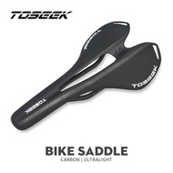 TOSEEK SD-10 Full Carbon Fiber Bicycle Saddle Road MTB Bike Carbon Saddle105G 7*9Carbon Rail 8Colour