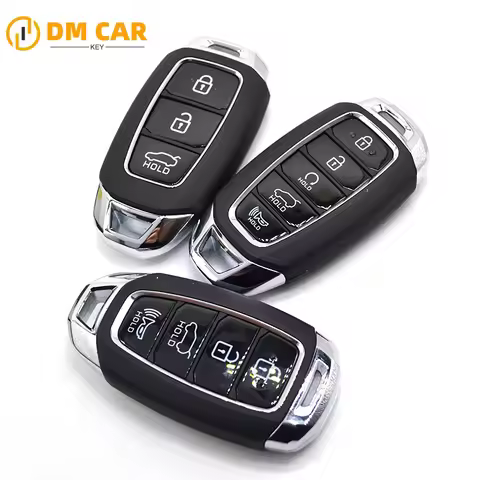 DMKEY 3/4/5buttons Smart key shell case for Hyundai Azera Solaris Kona Encino Solaris I30 I35 remote