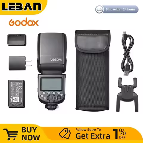Godox V860III V860 III Speedlite Camera Flash E-TTL HSS Flash Light for Canon Sony Nikon Fuji Olympu