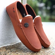 TIMBERLAND LOAFER STITCH DETAIL 
BROWN