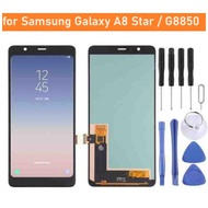 หน้าจอ LCD สำหรับ Samsung Galaxy A8 Star SM-G8850 พร้อม Digitizer Full Assembly+ชุดไขควง